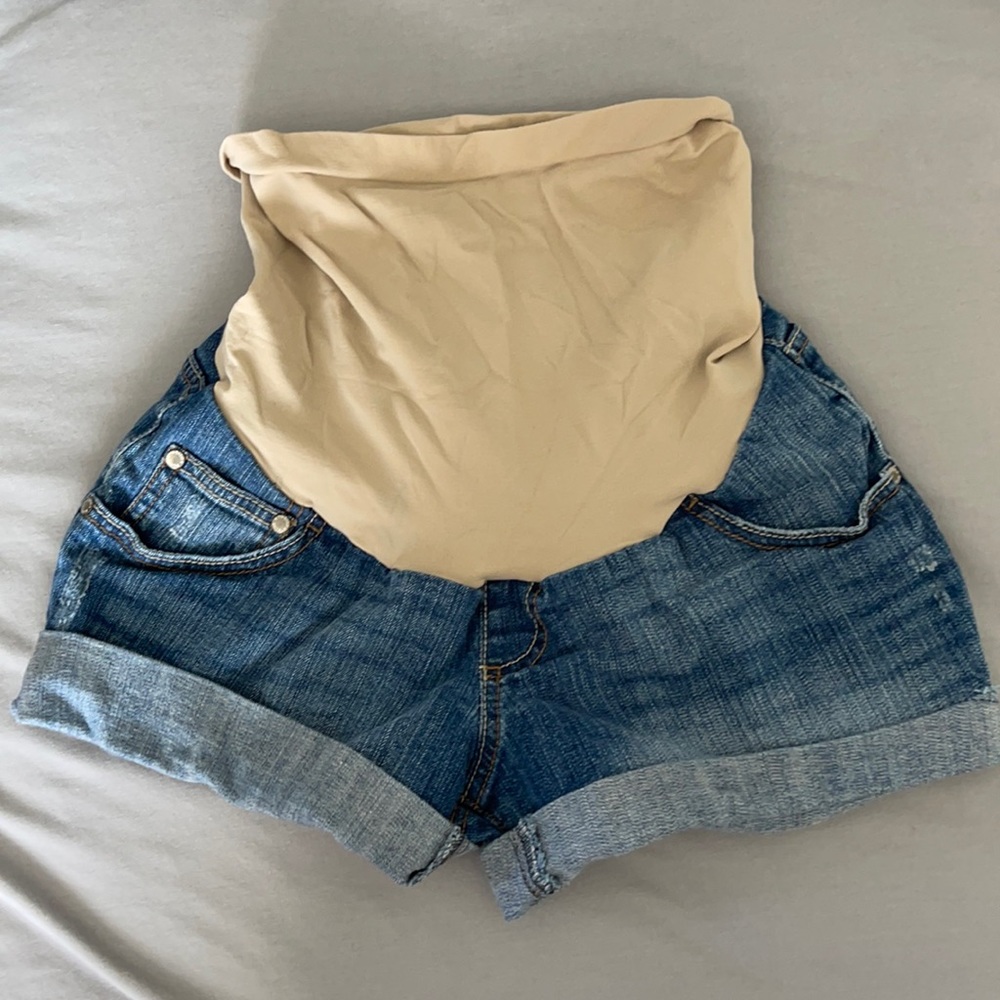 Maternity Jean Shorts